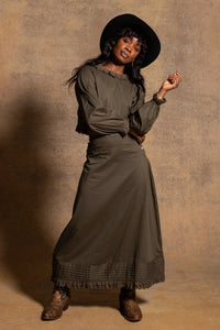 Sasha Maxi Skirt - The Silk Co Byron Bay