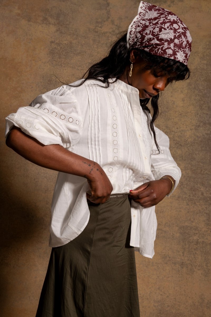 Bonnie Blouse - The Silk Co Byron Bay