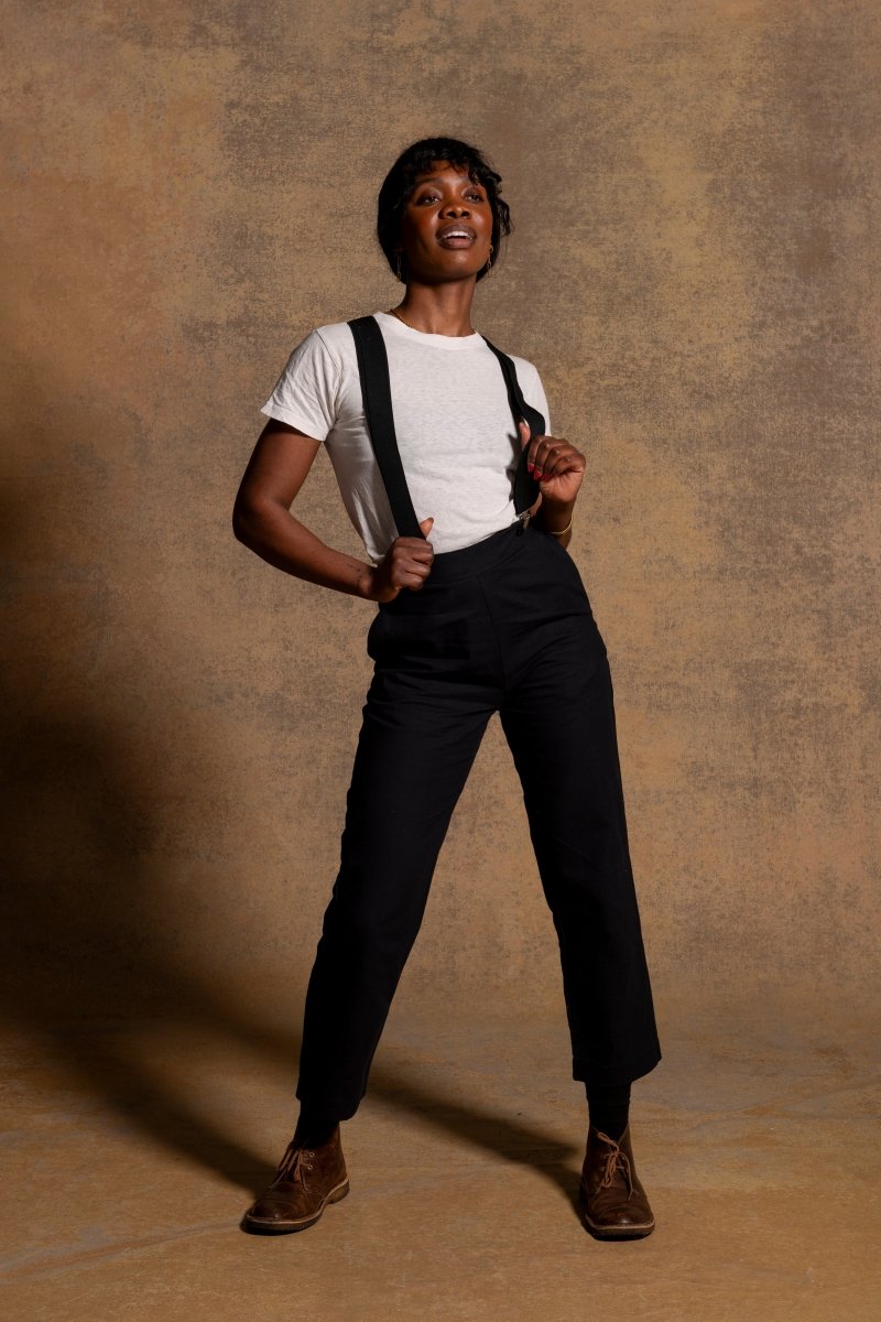 Ada High Wasited Trousers - The Silk Co Byron Bay