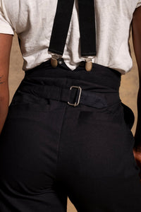 Ada High Wasited Trousers - The Silk Co Byron Bay