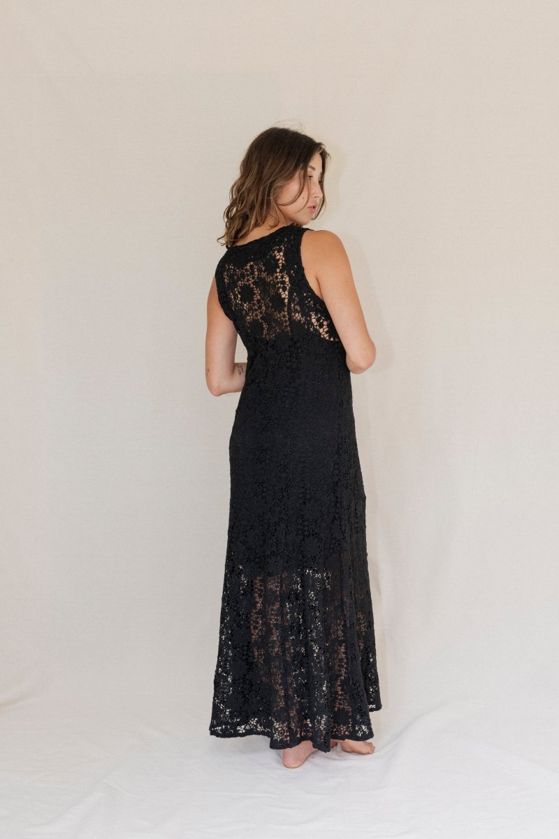 Cassidy cotton lace maxi - The Silk Co Byron Bay