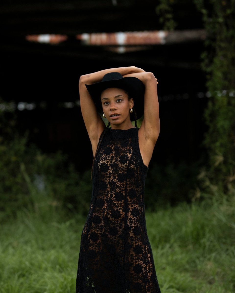 Cassidy cotton lace maxi - The Silk Co Byron Bay
