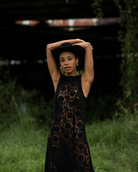 Cassidy cotton lace maxi - The Silk Co Byron Bay