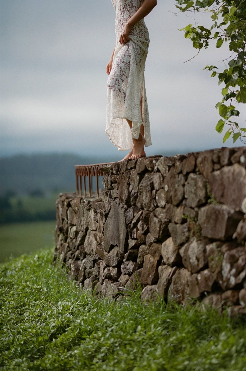 Cassidy cotton lace maxi - The Silk Co Byron Bay
