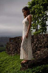 Cassidy cotton lace maxi - The Silk Co Byron Bay