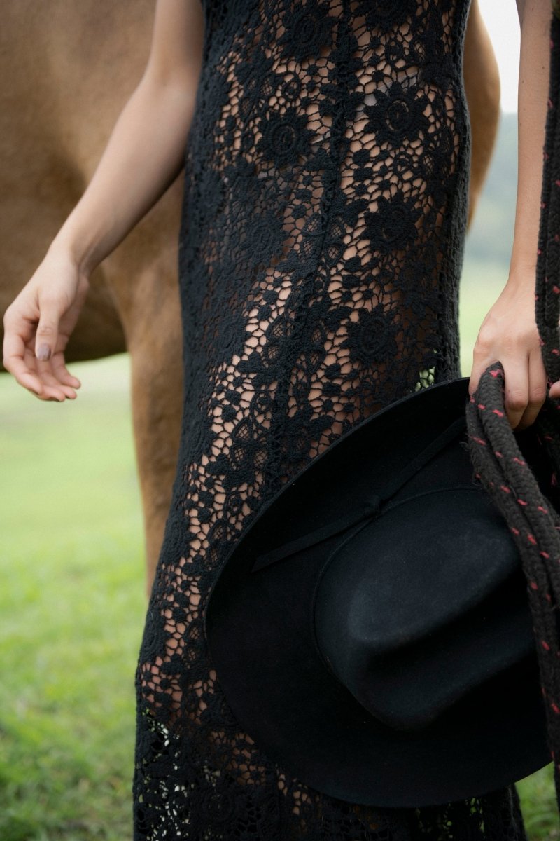 Cassidy cotton lace maxi - The Silk Co Byron Bay