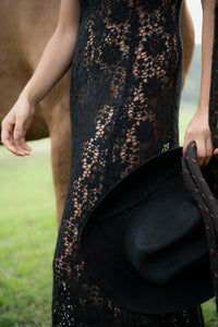 Cassidy cotton lace maxi - The Silk Co Byron Bay