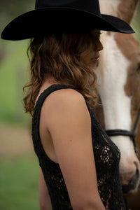 Cassidy cotton lace maxi - The Silk Co Byron Bay