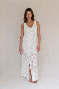 Cassidy cotton lace maxi - The Silk Co Byron Bay