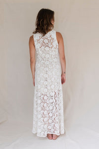 Cassidy cotton lace maxi - The Silk Co Byron Bay