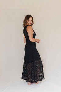 Cassidy cotton lace maxi - The Silk Co Byron Bay