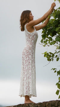 Cassidy cotton lace maxi - The Silk Co Byron Bay