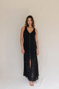 Cassidy cotton lace maxi - The Silk Co Byron Bay