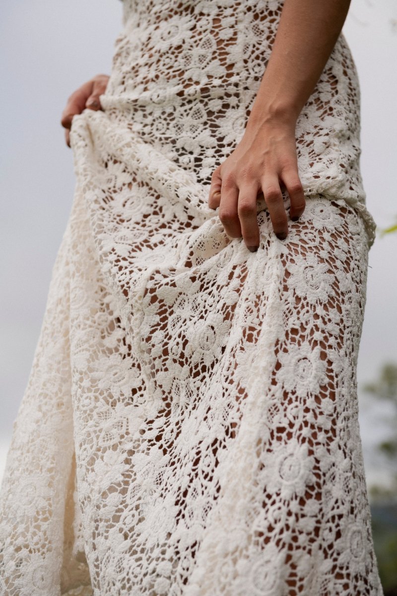 Cassidy cotton lace maxi - The Silk Co Byron Bay