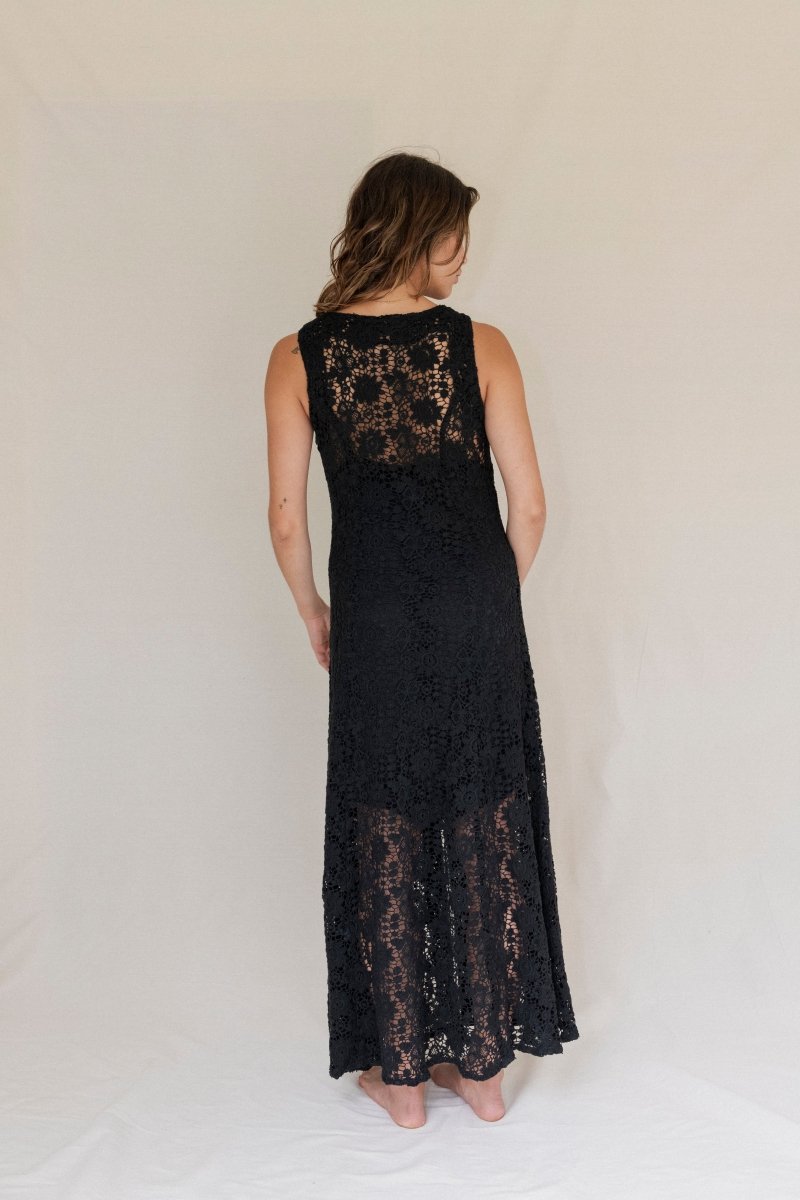 Cassidy cotton lace maxi - The Silk Co Byron Bay