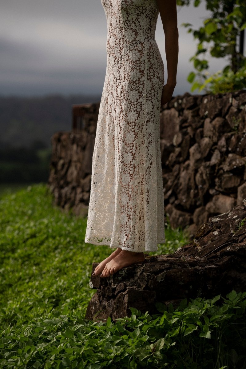 Cassidy cotton lace maxi - The Silk Co Byron Bay