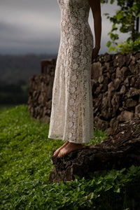 Cassidy cotton lace maxi - The Silk Co Byron Bay