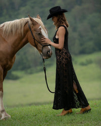Cassidy cotton lace maxi - The Silk Co Byron Bay