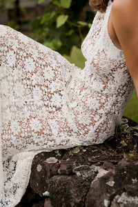 Cassidy cotton lace maxi - The Silk Co Byron Bay