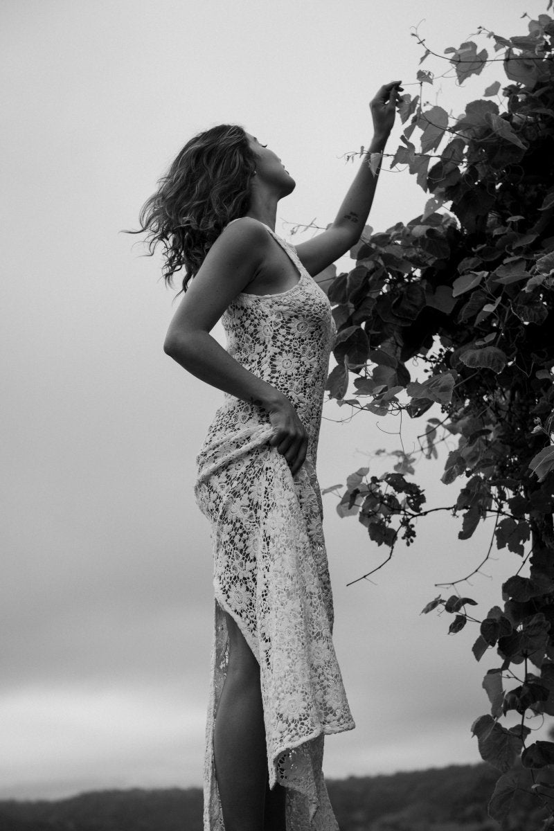 Cassidy cotton lace maxi - The Silk Co Byron Bay