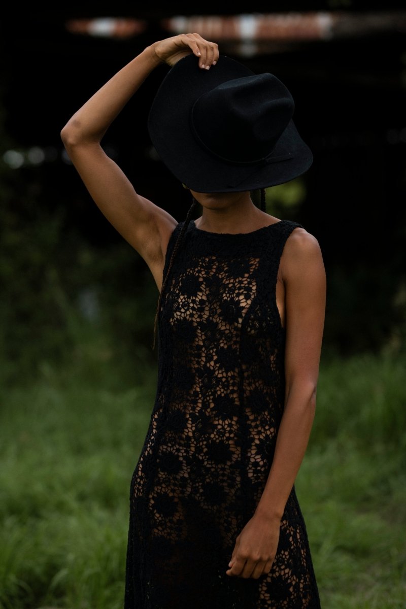 Cassidy cotton lace maxi - The Silk Co Byron Bay