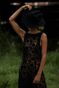 Cassidy cotton lace maxi - The Silk Co Byron Bay