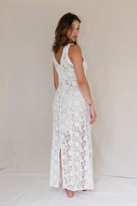 Cassidy cotton lace maxi - The Silk Co Byron Bay