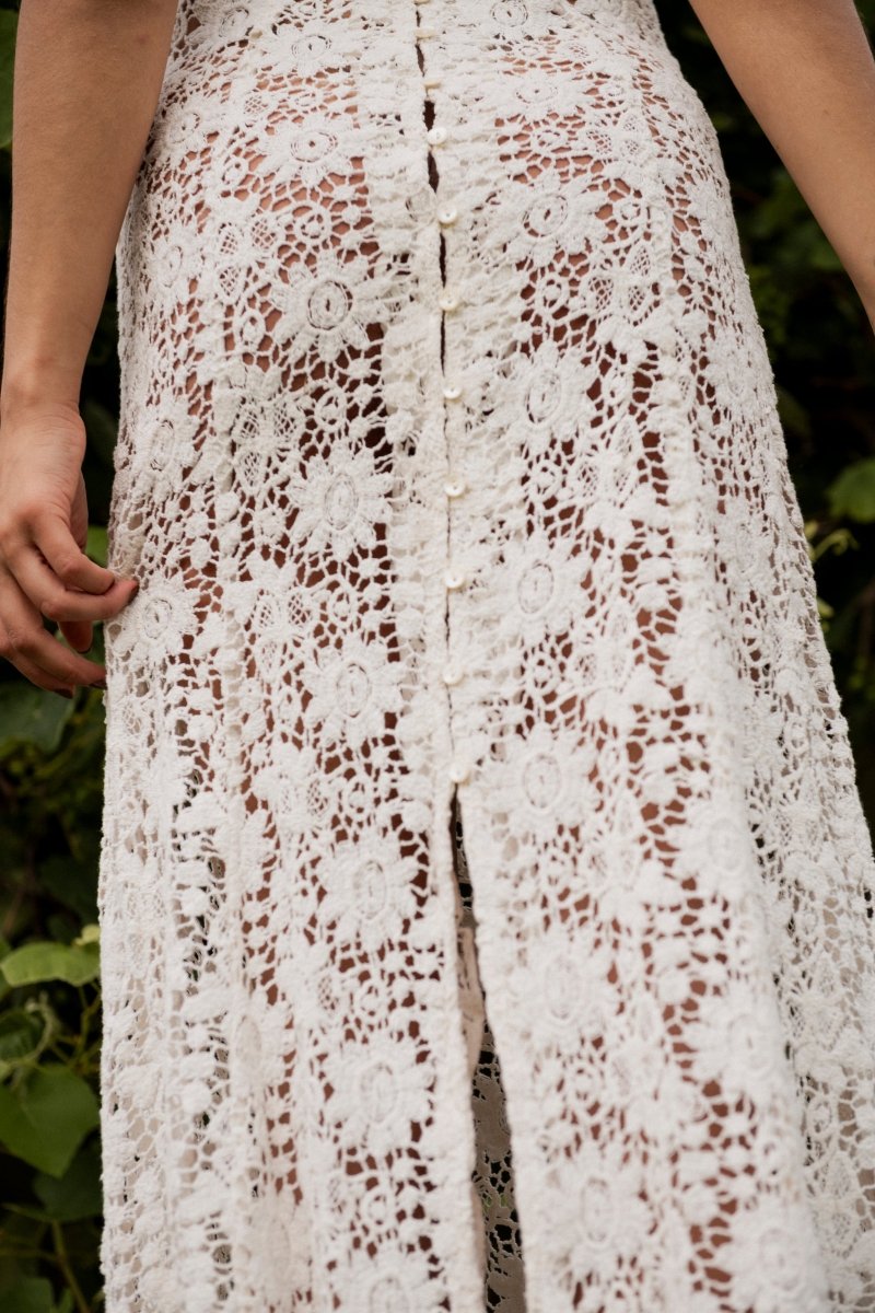 Cassidy cotton lace maxi - The Silk Co Byron Bay