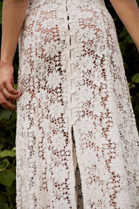 Cassidy cotton lace maxi - The Silk Co Byron Bay