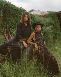 Cassidy cotton lace maxi - The Silk Co Byron Bay