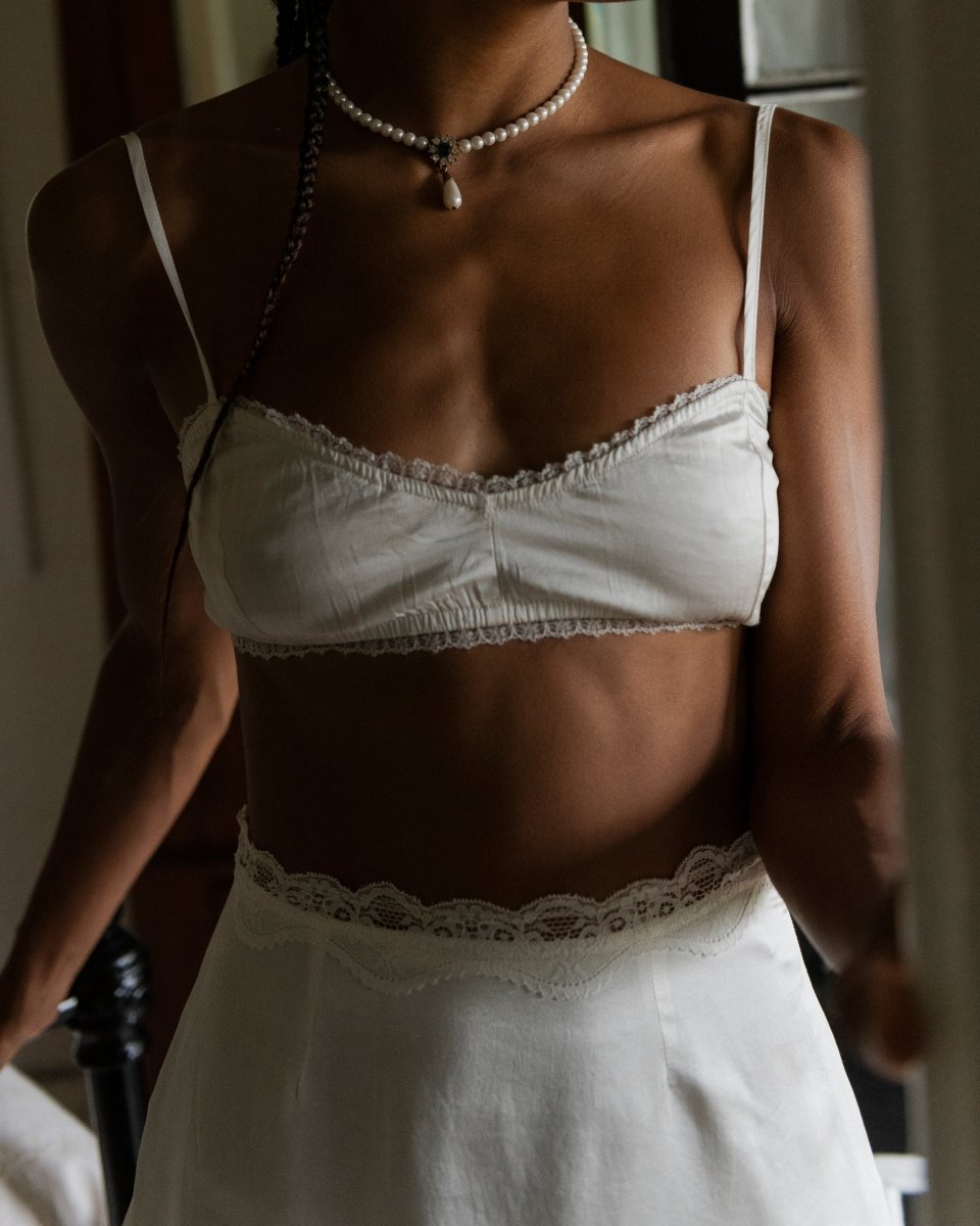 Clementine mini slip skirt - The Silk Co Byron Bay