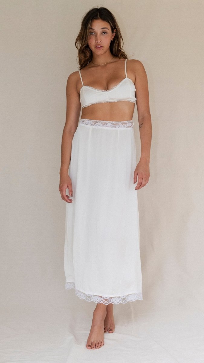 Flure maxi slip - The Silk Co Byron Bay