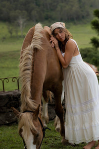 Lola maxi dress - The Silk Co Byron Bay