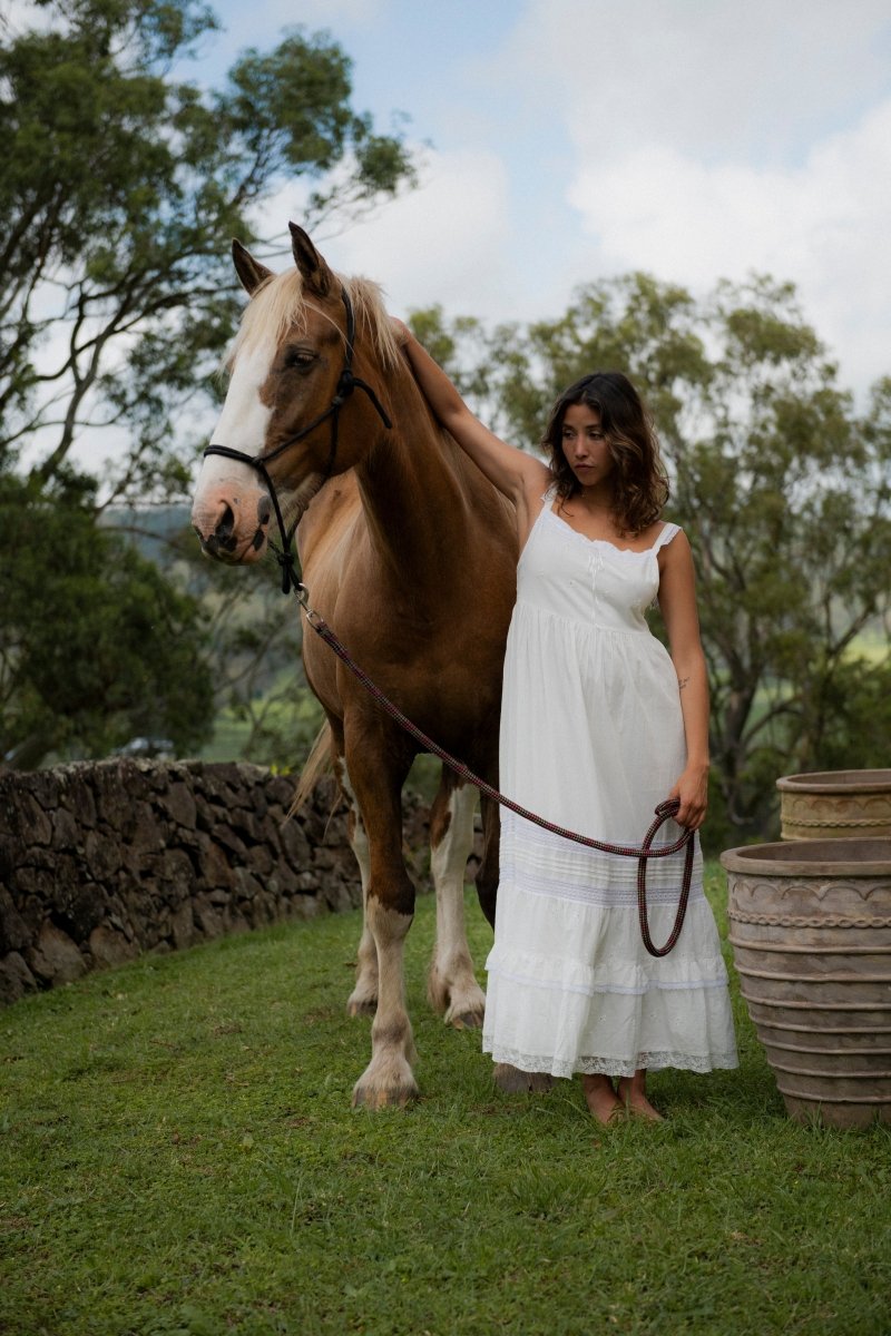 Lola maxi dress - The Silk Co Byron Bay