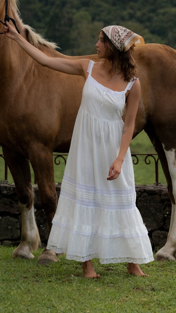 Lola maxi dress - The Silk Co Byron Bay