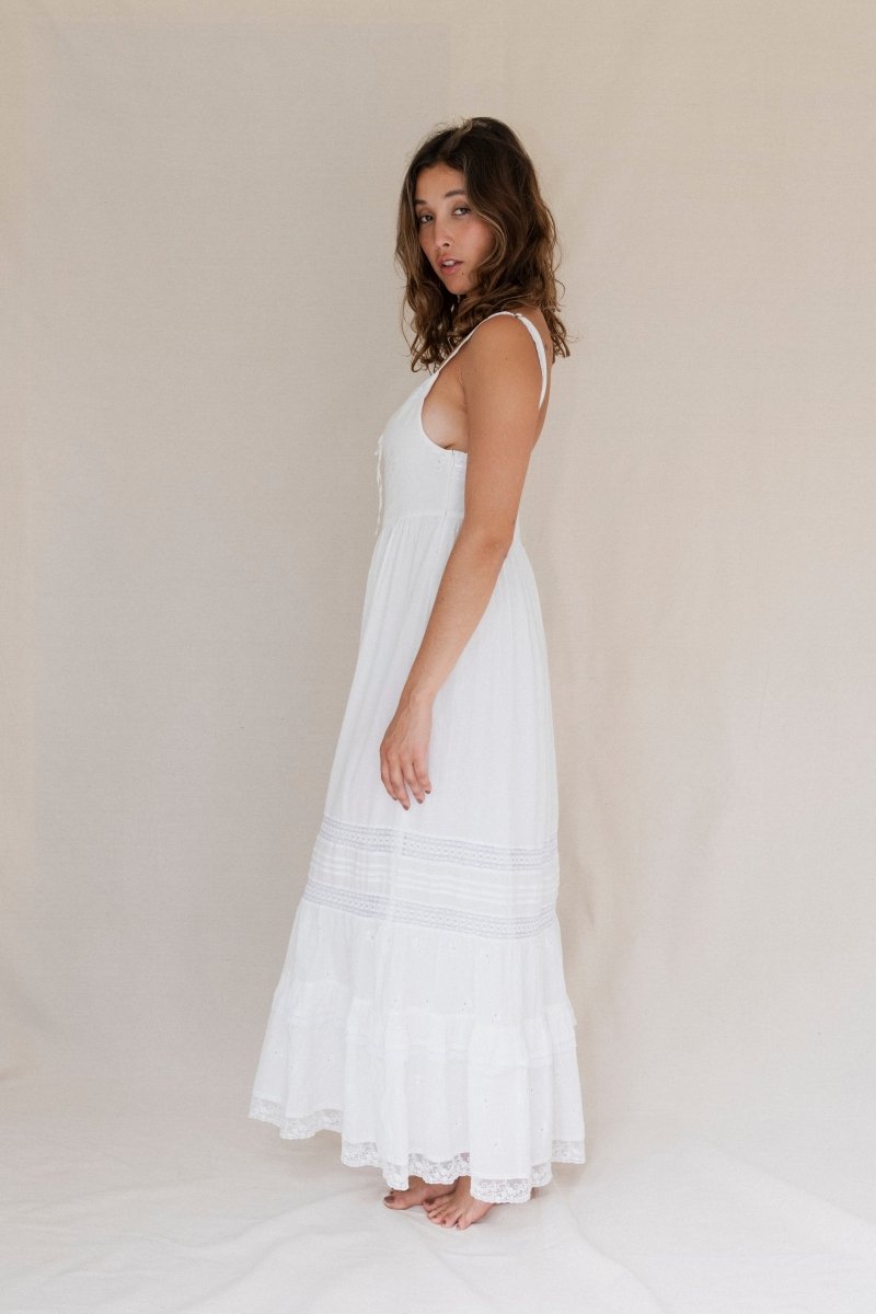 Lola maxi dress - The Silk Co Byron Bay