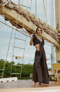 Rhea Pants - The Silk Co Byron Bay