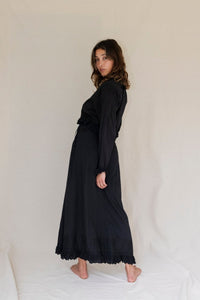 Sasha long sleeve crop - The Silk Co Byron Bay