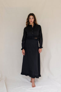 Sasha maxi skirt - The Silk Co Byron Bay