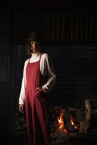 Cedar Overalls - The Silk Co Byron Bay