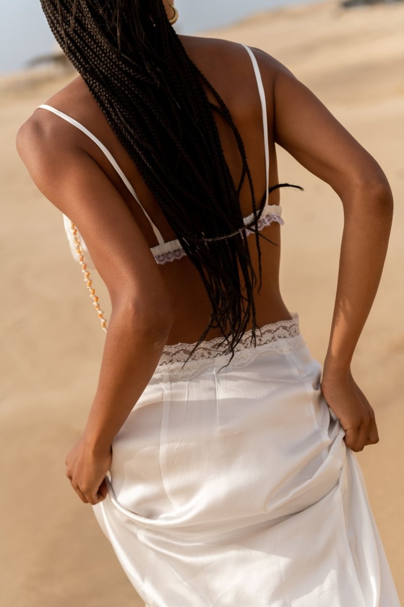 Flure maxi slip - The Silk Co Byron Bay