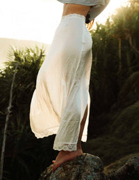 Flure maxi slip - The Silk Co Byron Bay