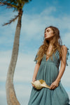 Olive Maxi Dress - The Silk Co Byron Bay