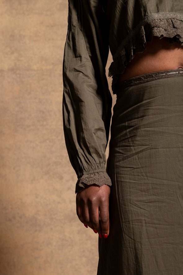 Sasha long sleeve crop