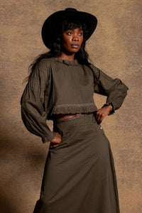 Sasha long sleeve crop