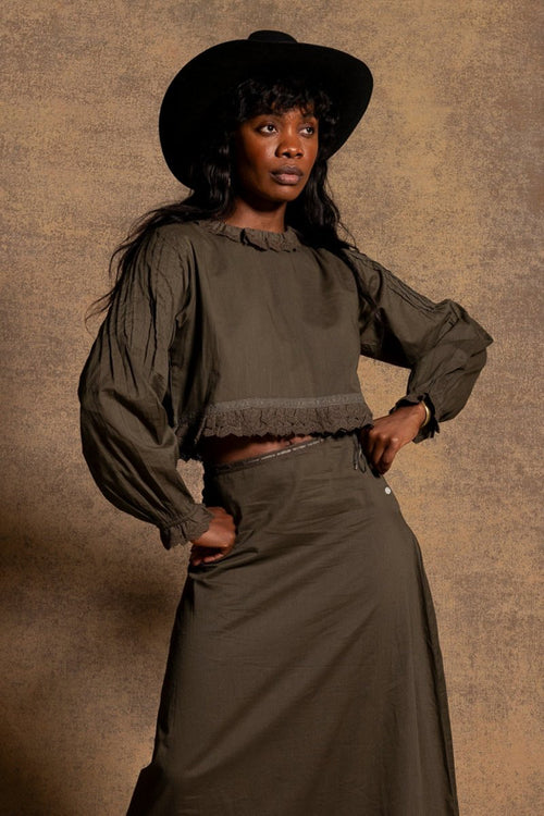 Sasha long sleeve crop