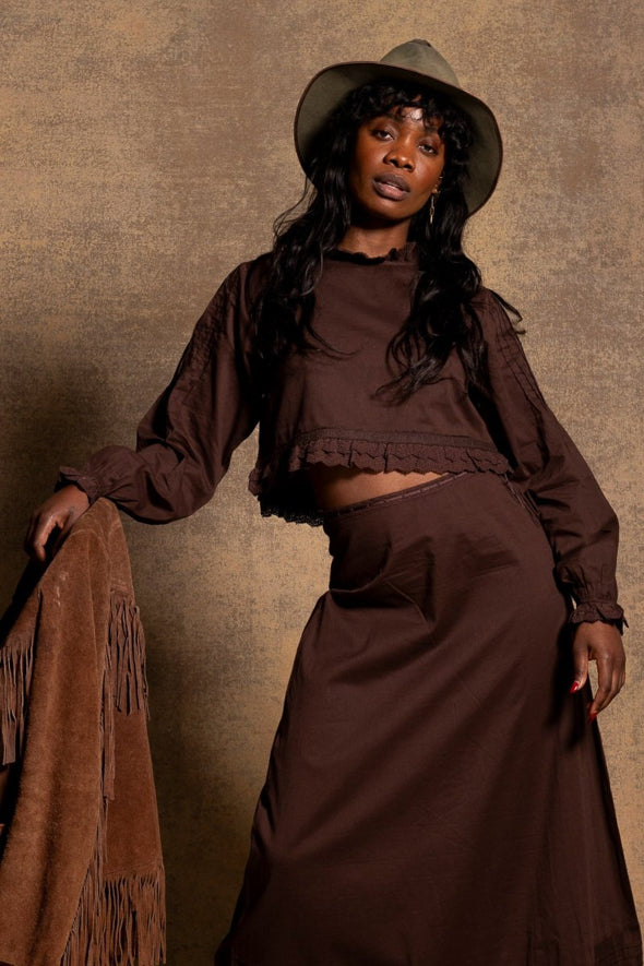 Sasha long sleeve crop