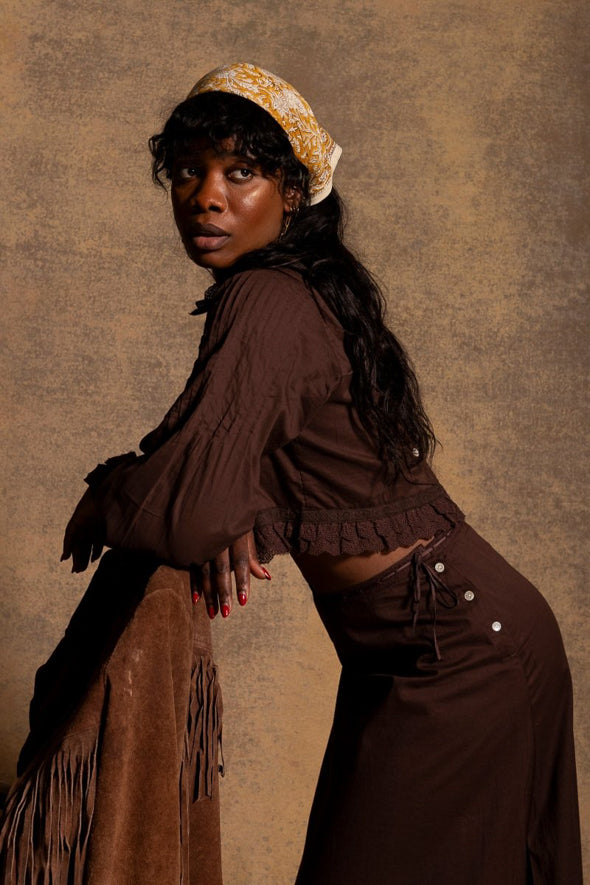 Sasha long sleeve crop