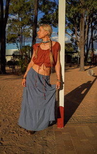Delilah Blouse - Terracotta