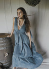 Olive Maxi Dress - The Silk Co Byron Bay